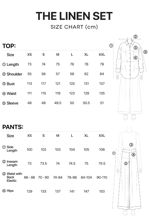 Blue - Plain Premium Linen