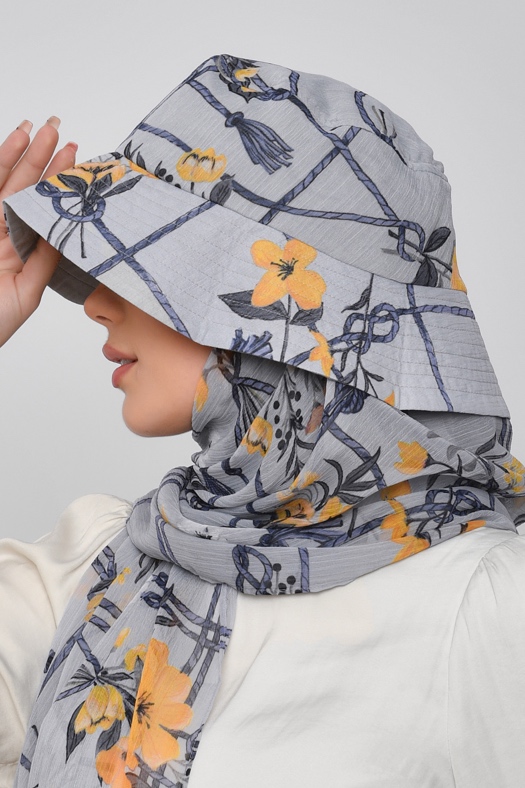 Forever Together - Printed Crinkled Chiffon