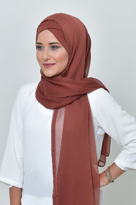Mocha - BASICS Plain Lite Chiffon&w=300&zc=1