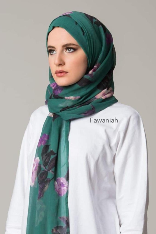 Fawaniah - Printed Smooth Chiffon