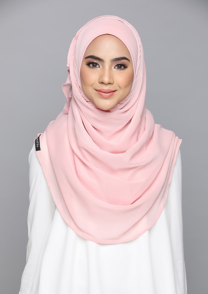 Blush - Plain Smooth Chiffon