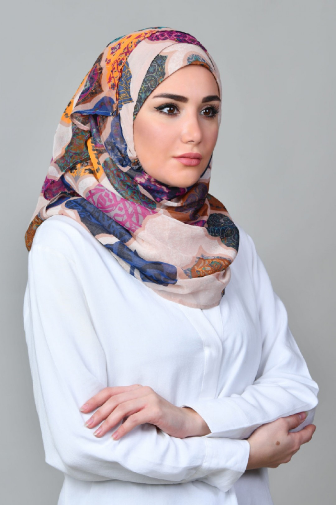 Dunyazad Beige - Capshawl