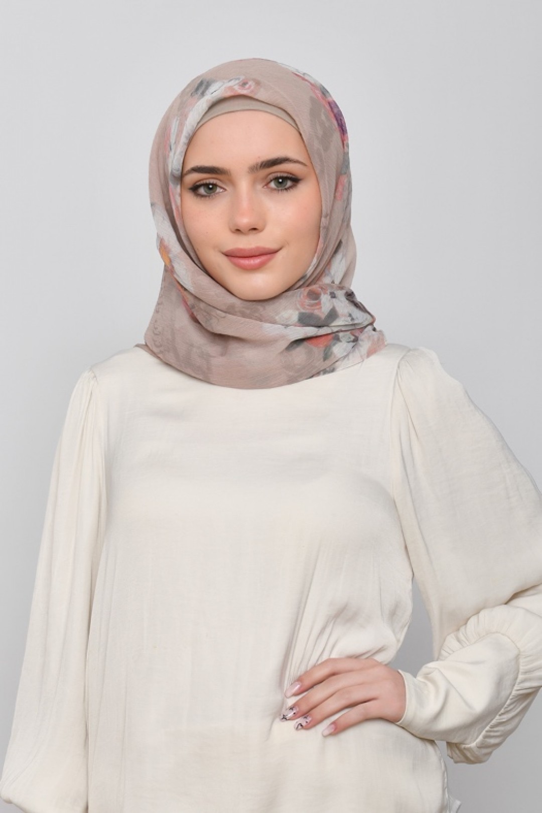 Jari Wa Dari - Printed Crinkled Chiffon