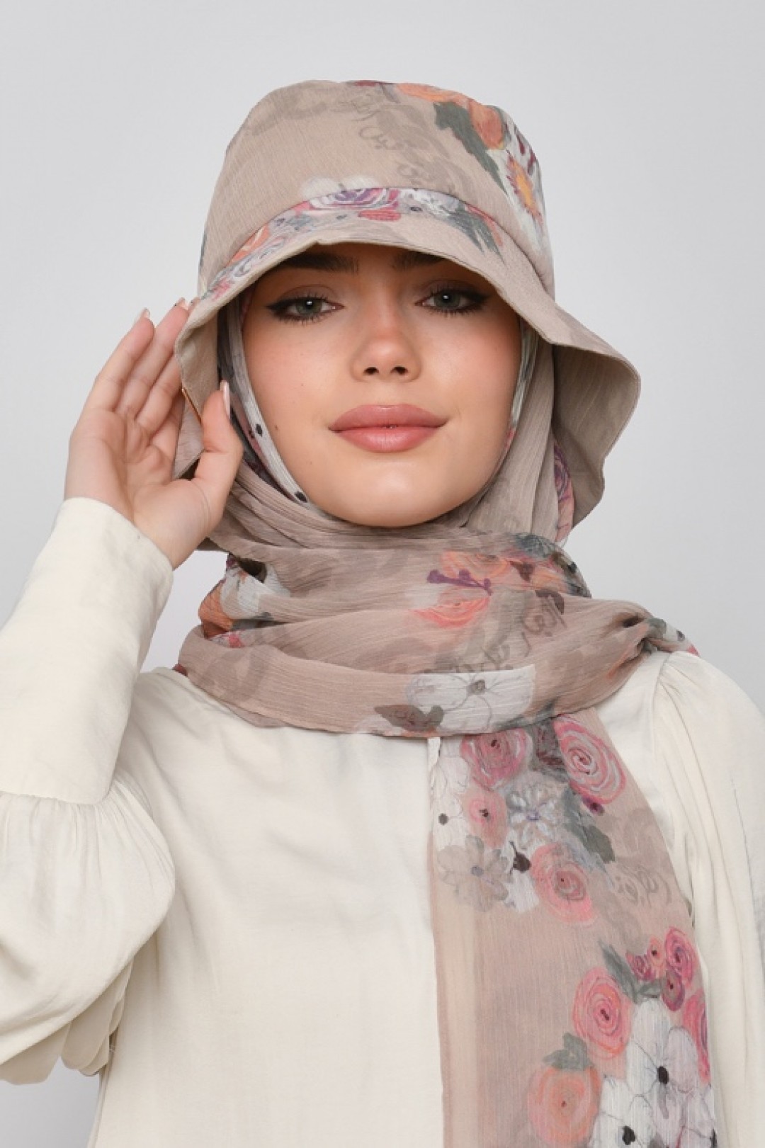 Jari Wa Dari - Printed Crinkled Chiffon