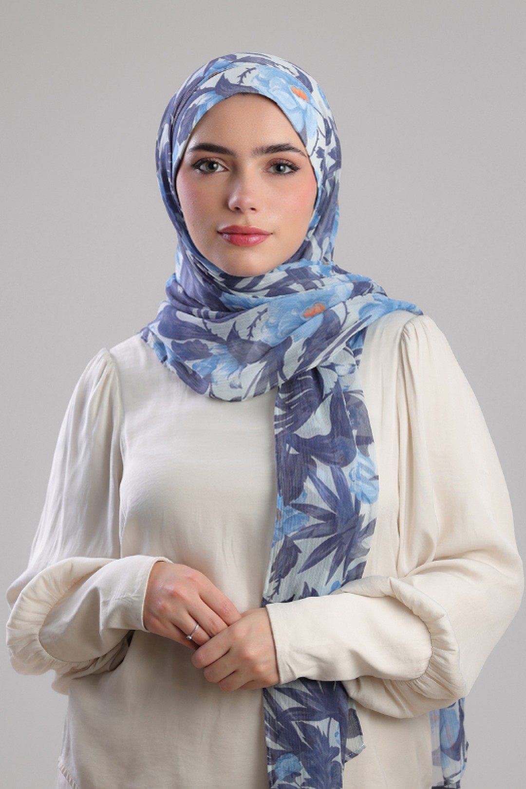 Mirage - Printed Plus Crinkled Chiffon
