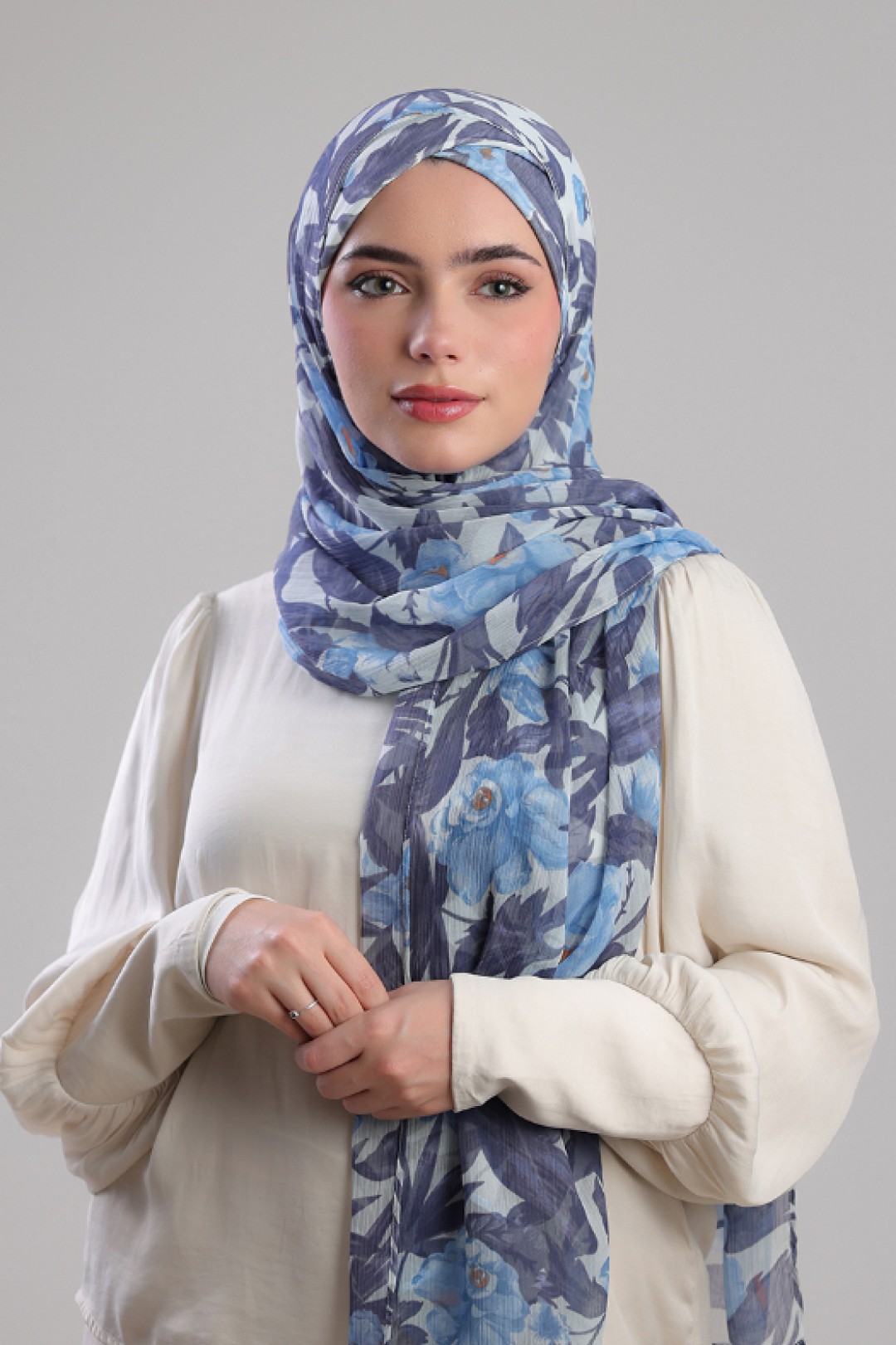Mirage - Printed Plus Crinkled Chiffon