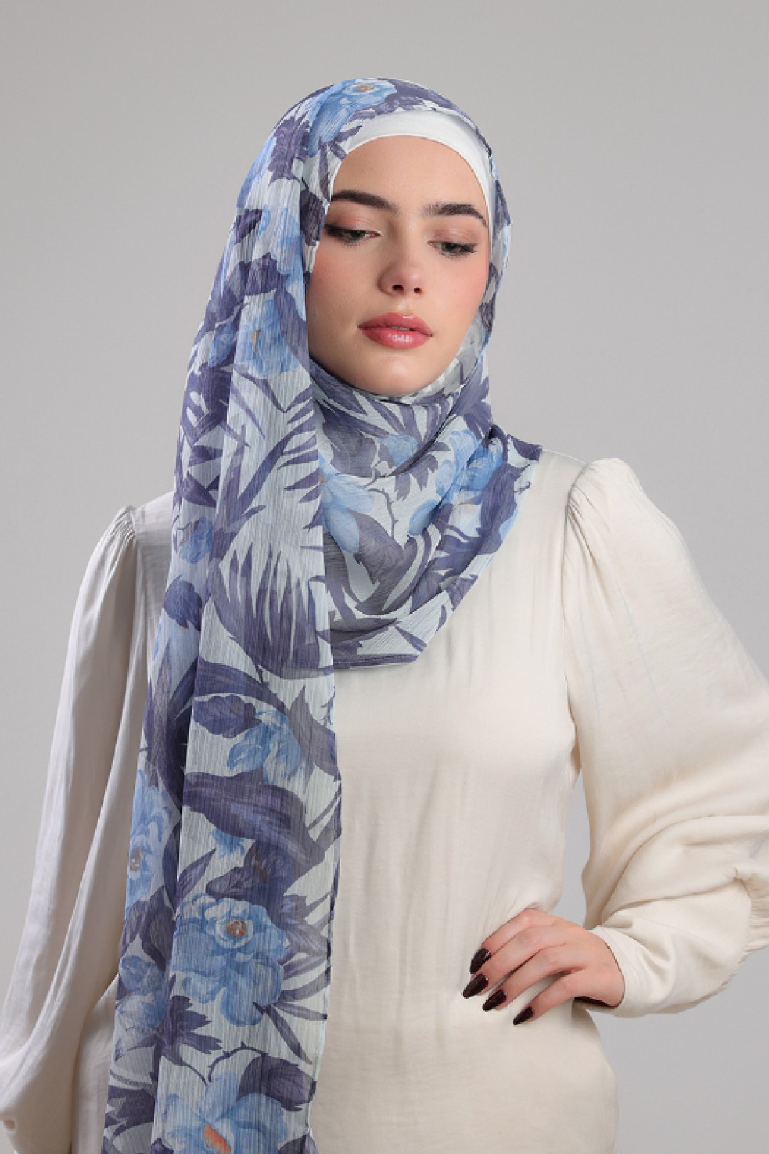 Mirage - Printed Plus Crinkled Chiffon
