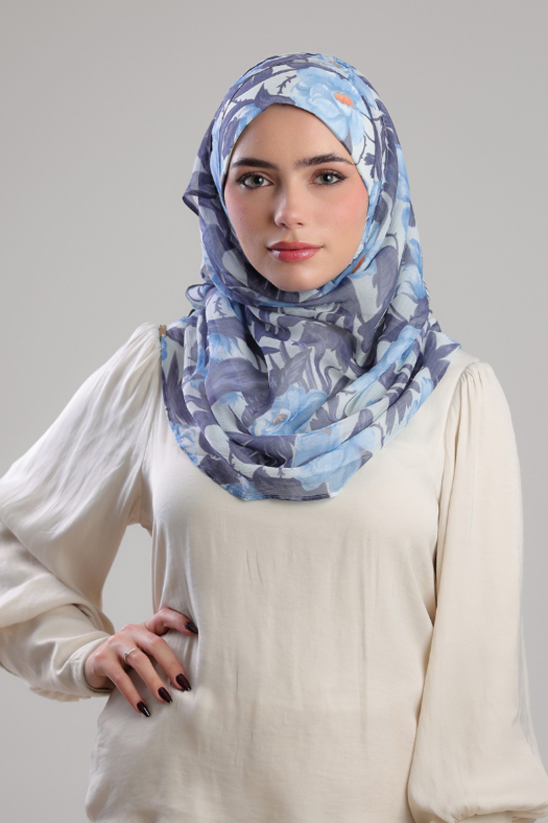 Mirage - Printed Plus Crinkled Chiffon