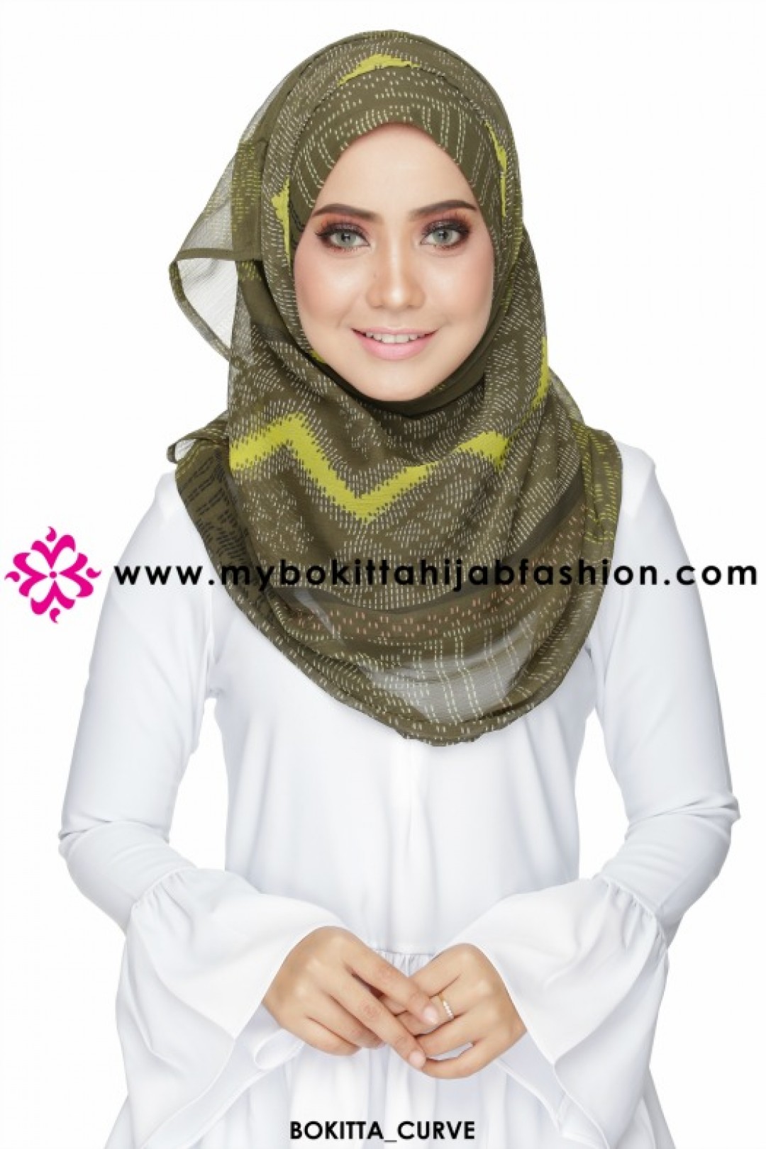 Olivia - Printed Crinkled Chiffon
