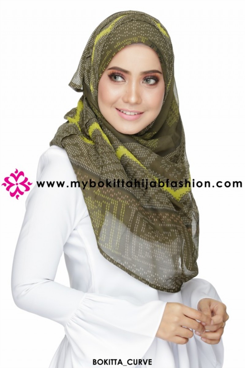 Olivia - Printed Crinkled Chiffon