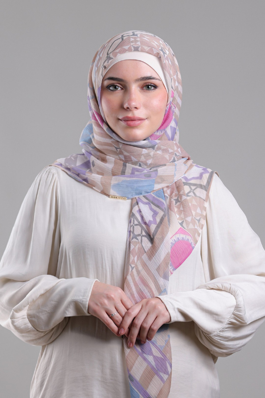 Umayyad - Printed Plus Crinkled Chiffon