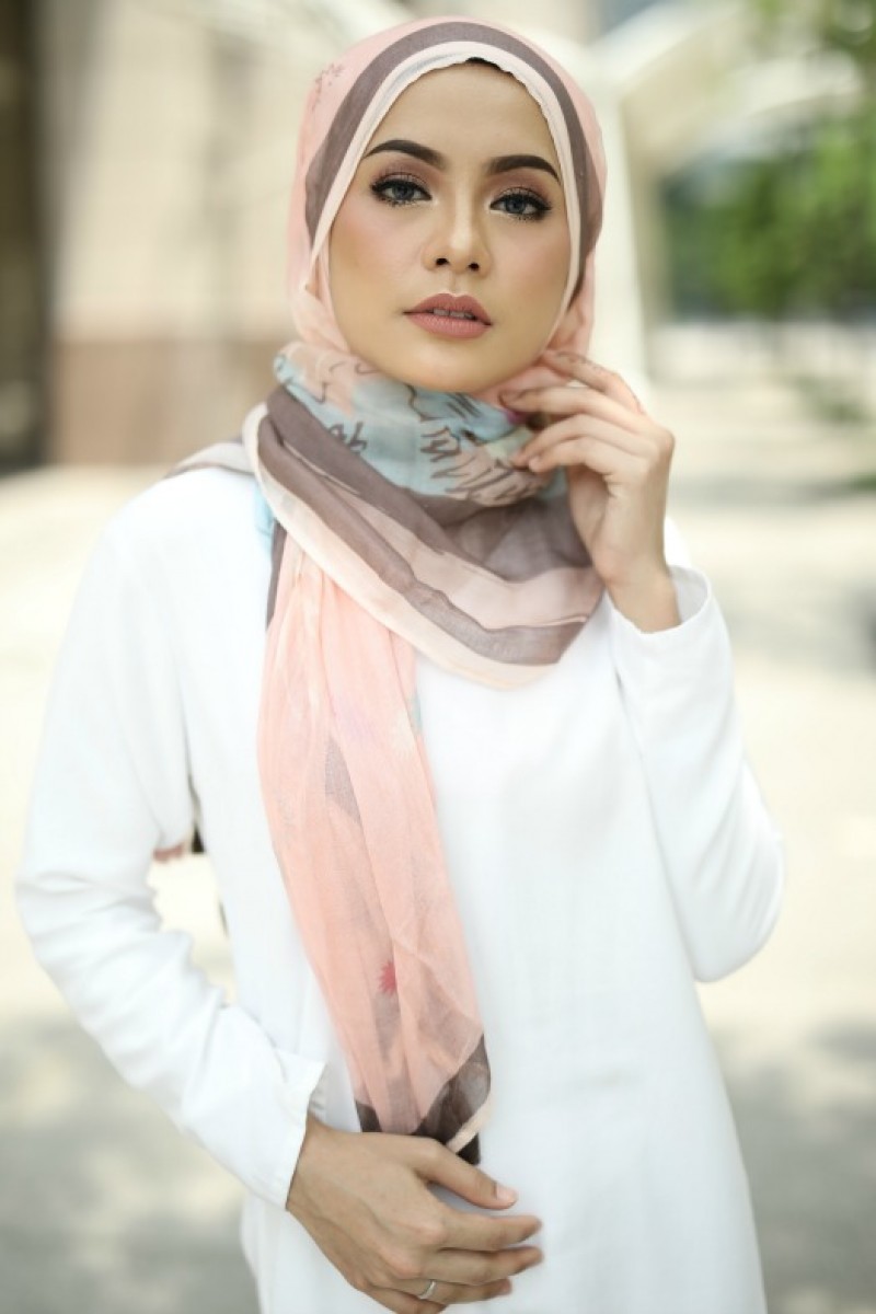 I Love Malaysia - Classic Shawl Printed Long Modal