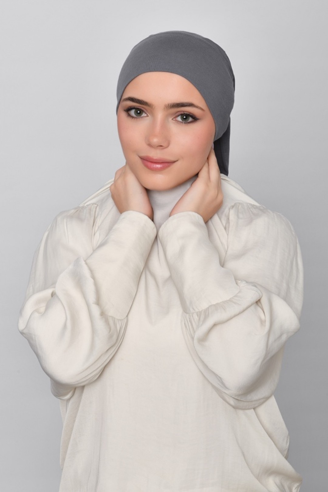 Blue Gray - Plain Jersey Cotton Inner
