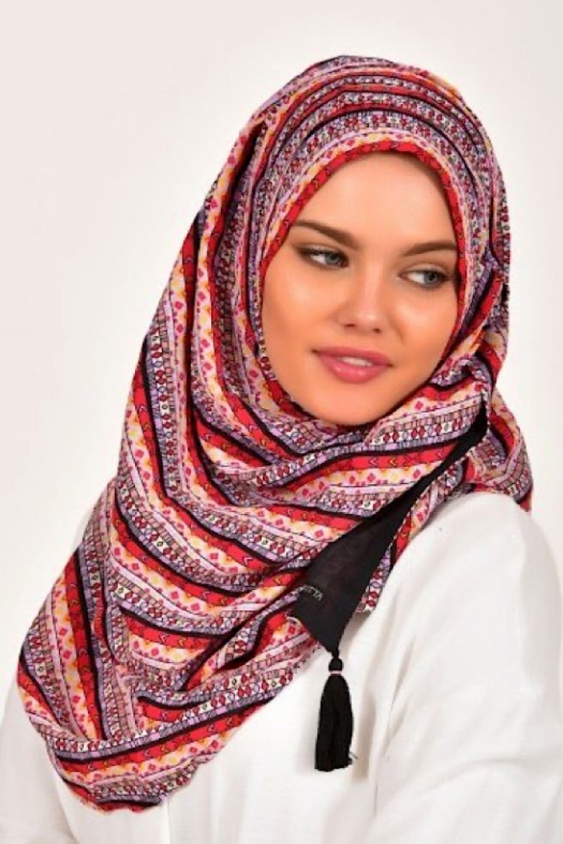 Batik Art - Printed Chiffon Drape