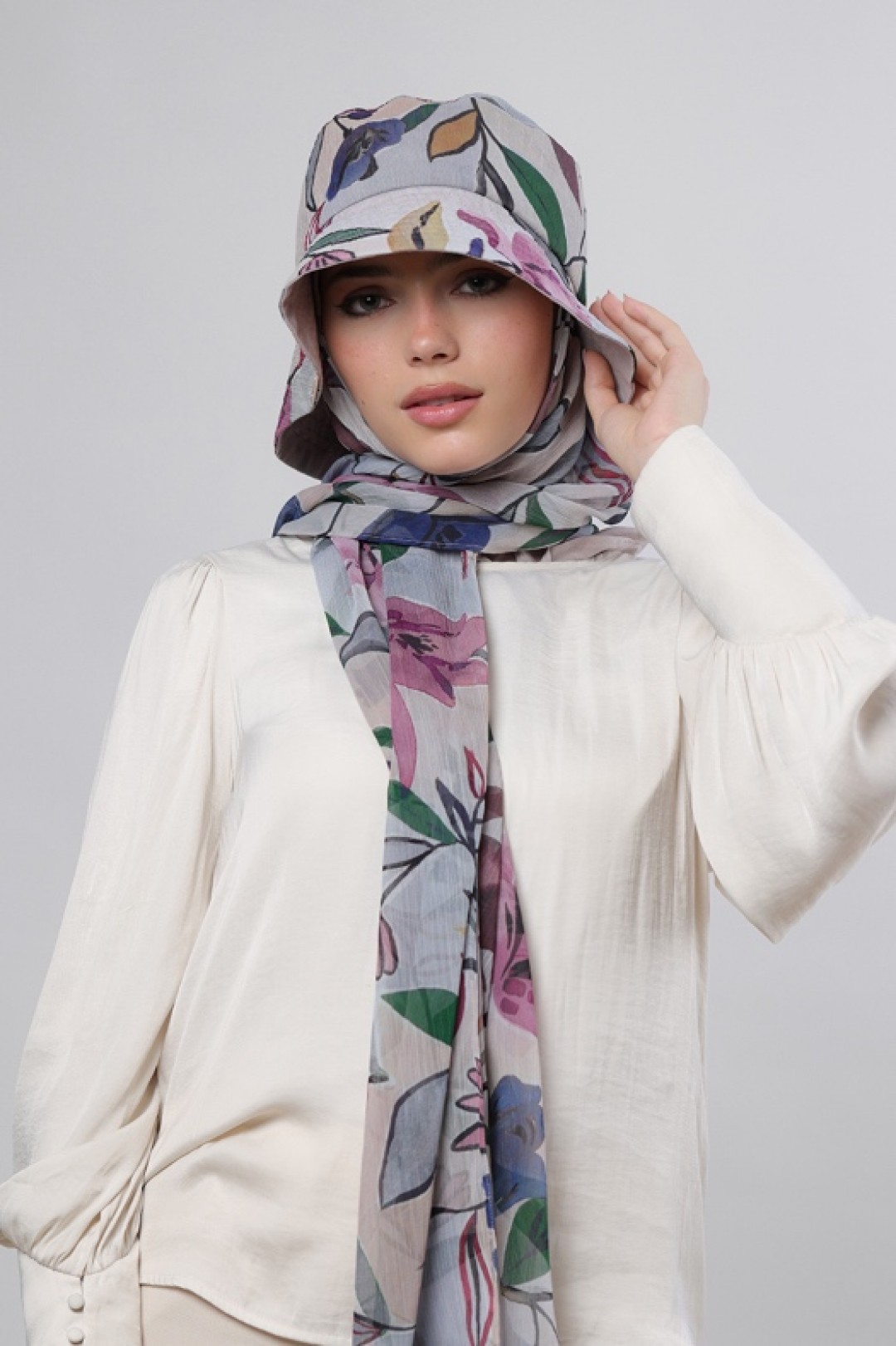 Arcadia - Printed Crinkled Chiffon
