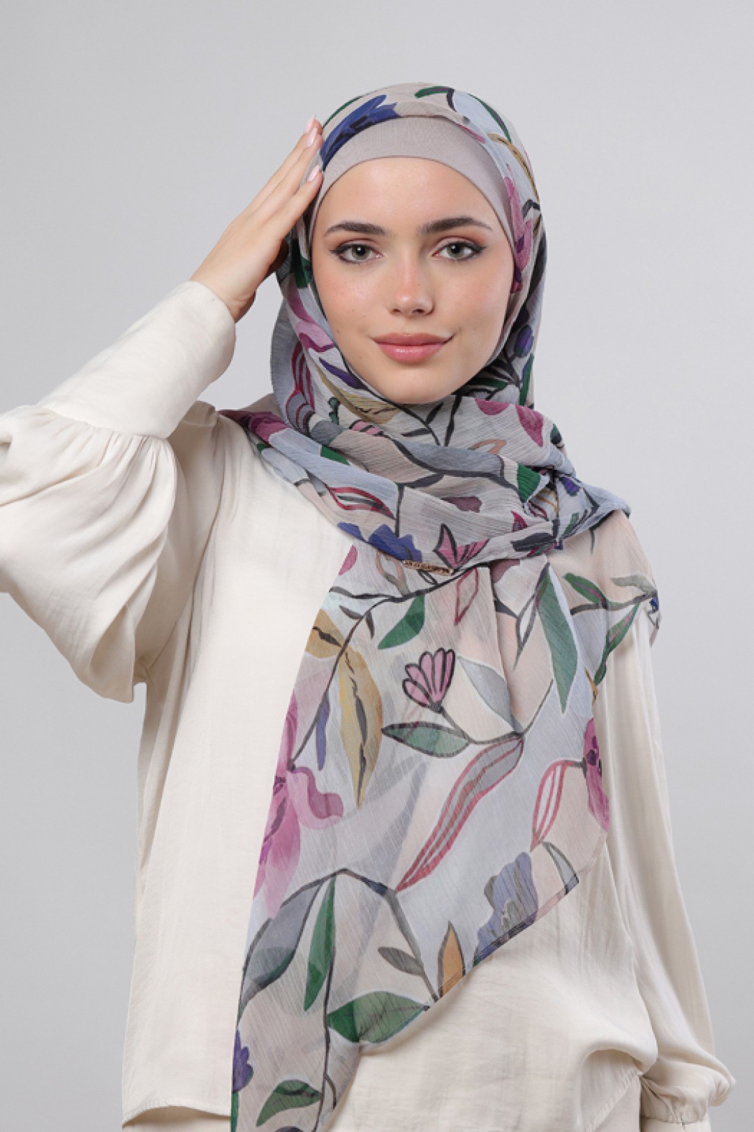 Arcadia - Printed Crinkled Chiffon