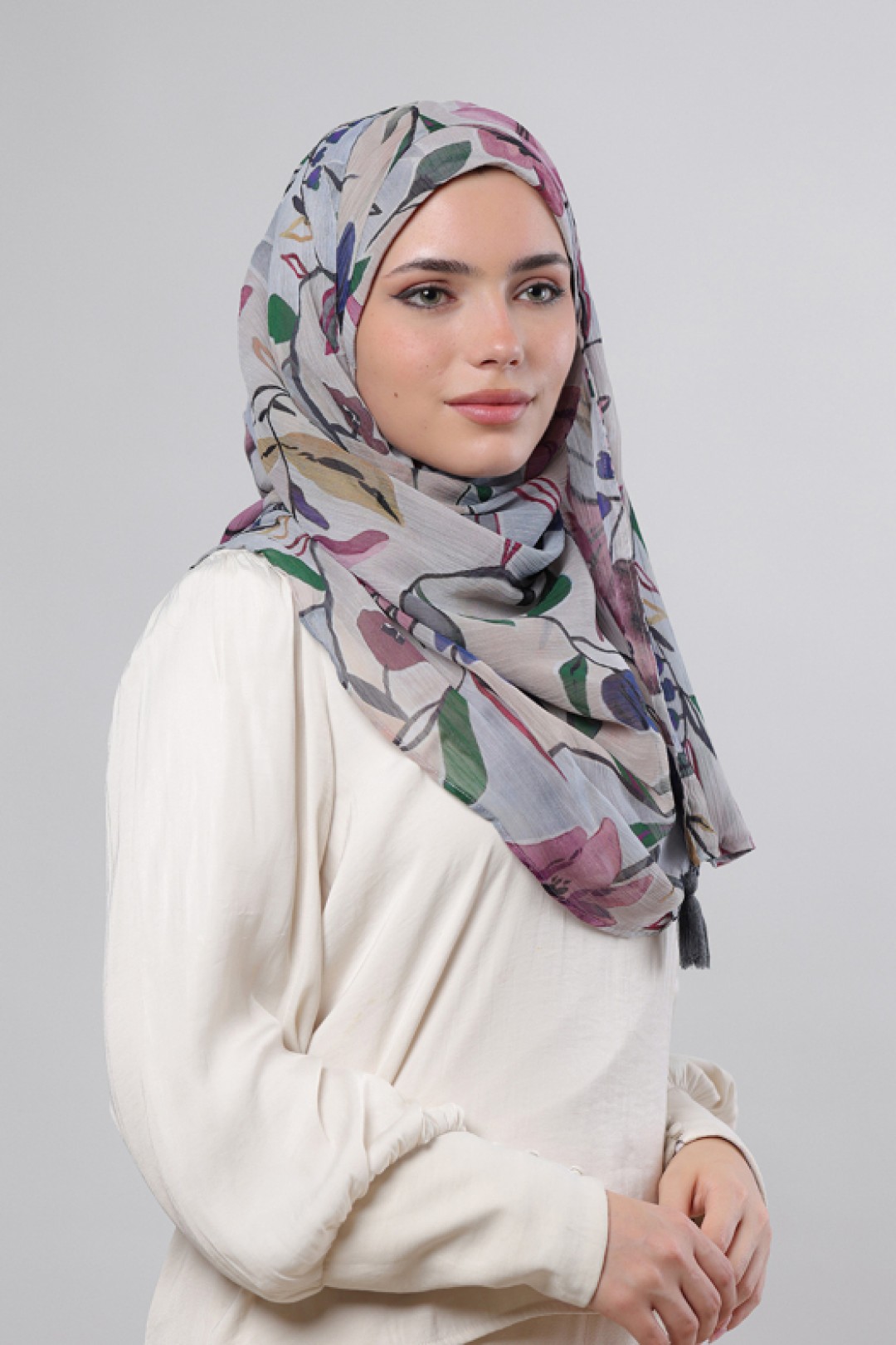 Arcadia - Printed Crinkled Chiffon