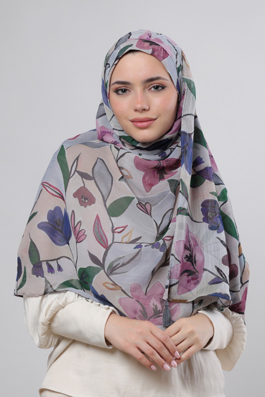 Arcadia - Printed Crinkled Chiffon