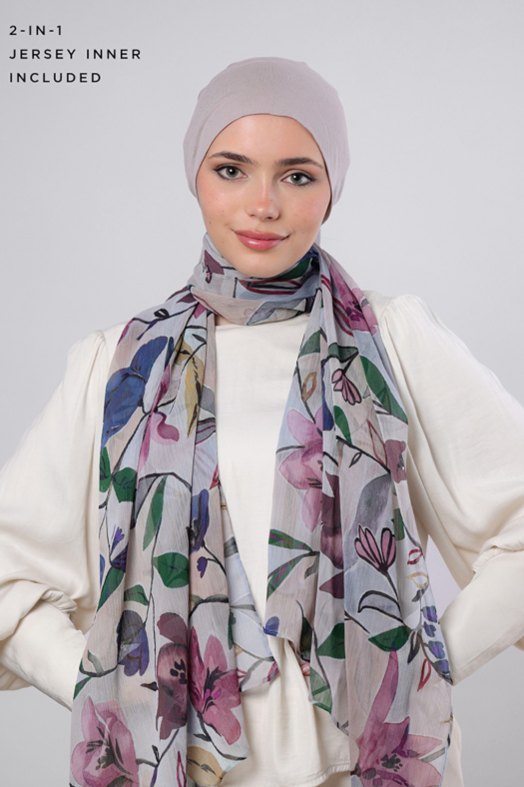 Arcadia - Printed Crinkled Chiffon