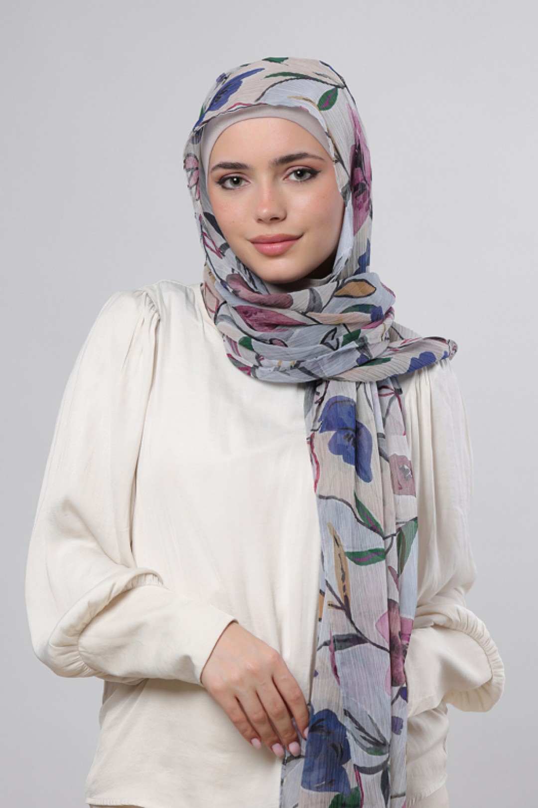 Arcadia - Printed Crinkled Chiffon
