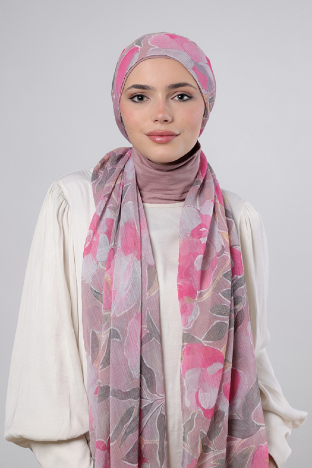 Aurora - Printed Crinkled Chiffon