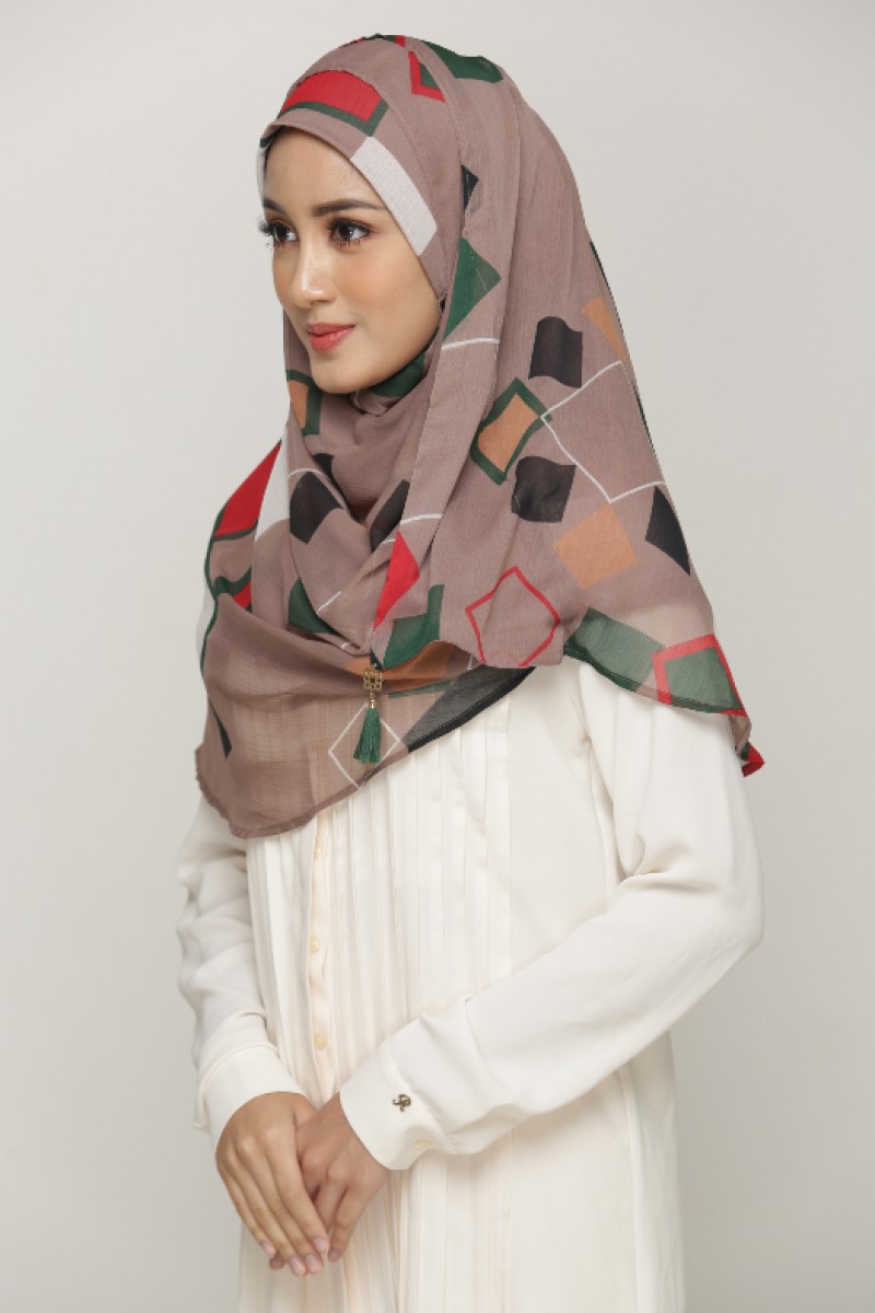 BB Green - Printed Smooth Chiffon