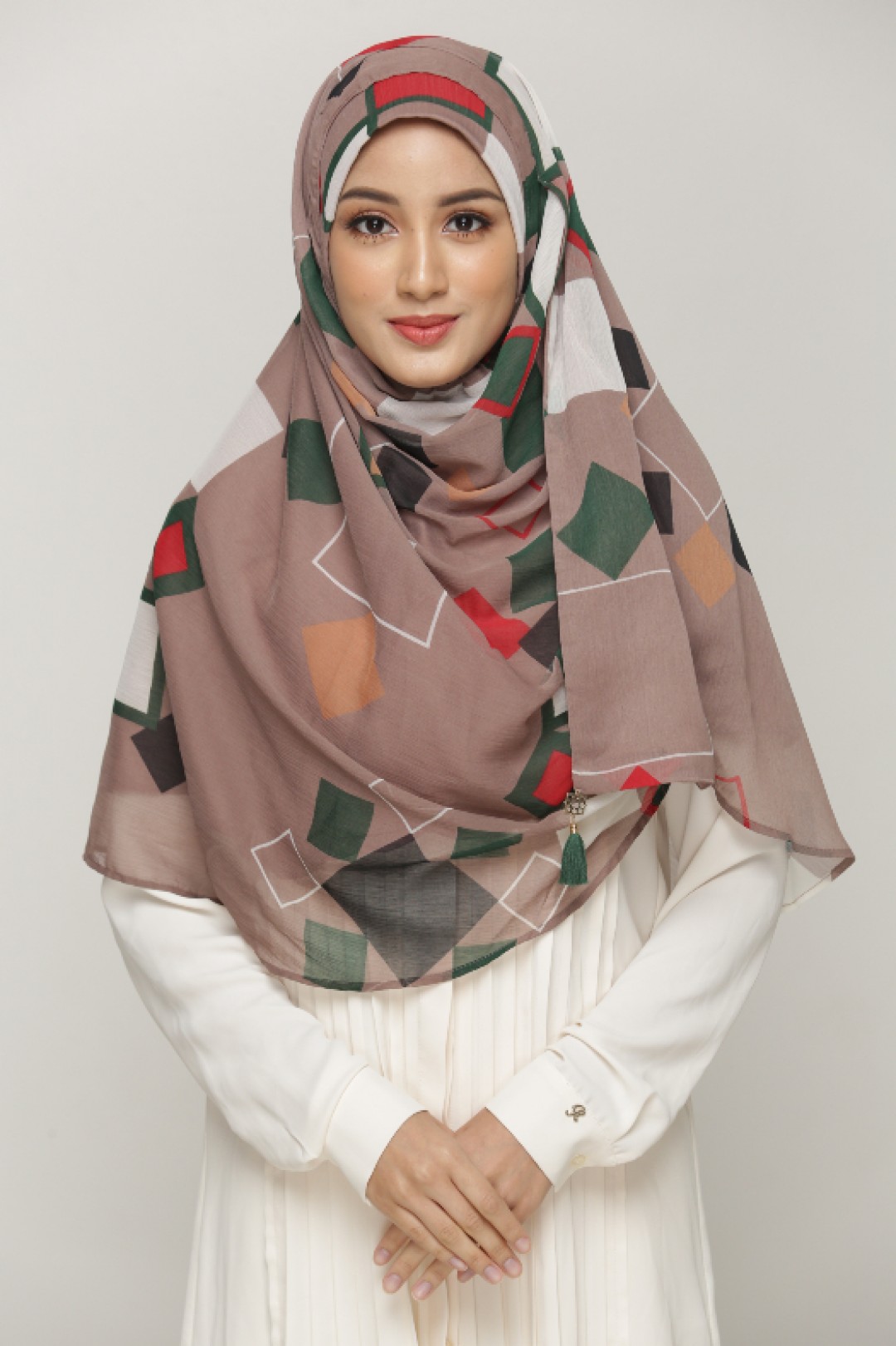 BB Green - Printed Smooth Chiffon