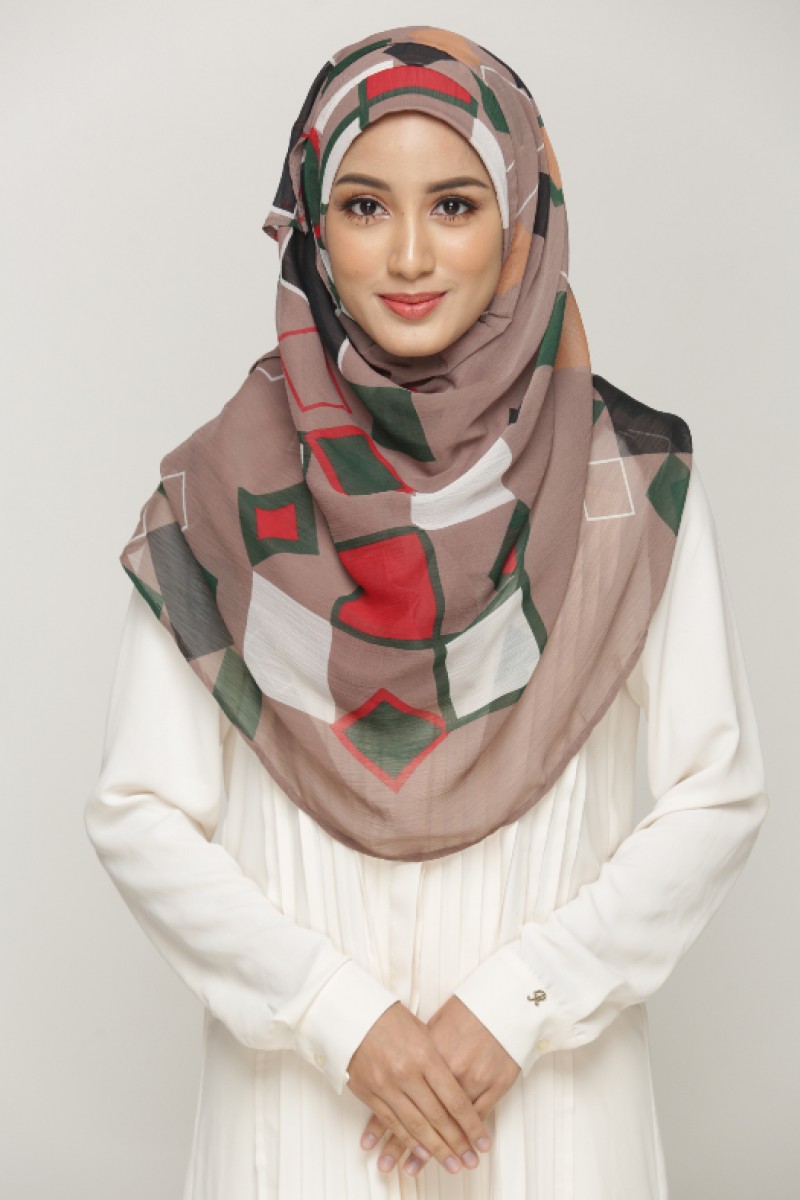 BB Green - Printed Smooth Chiffon