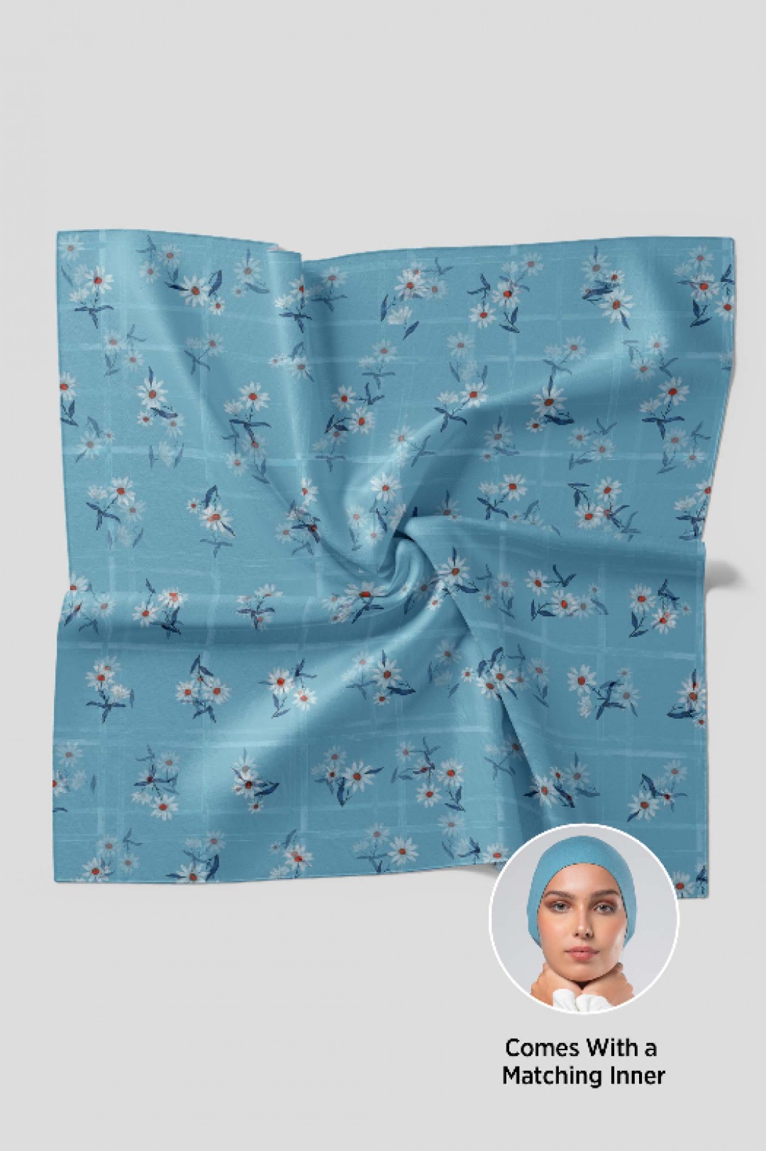 Basket Blooms - Printed Plus Crinkled Chiffon