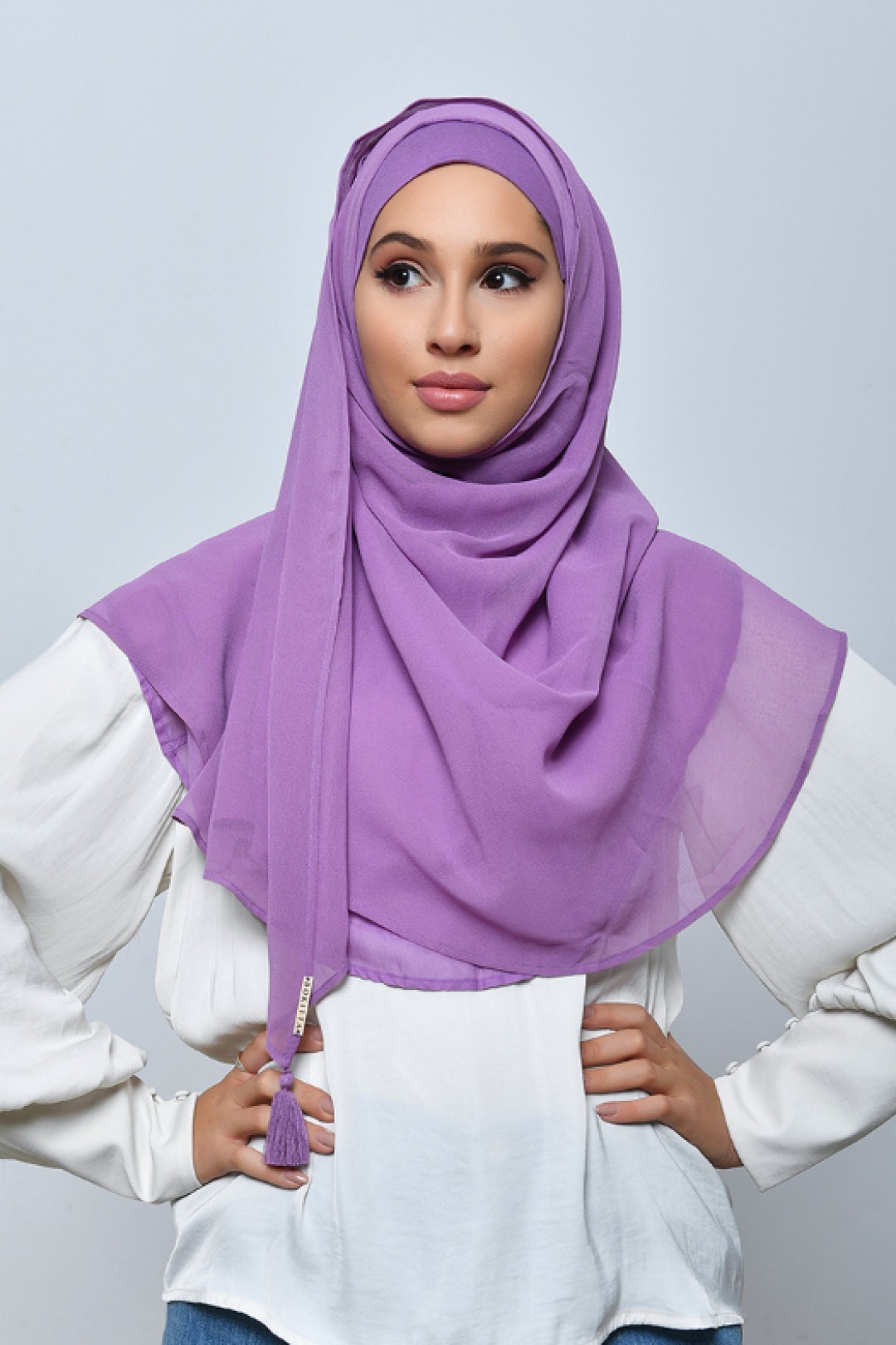 Berry - Plain Crepe Chiffon