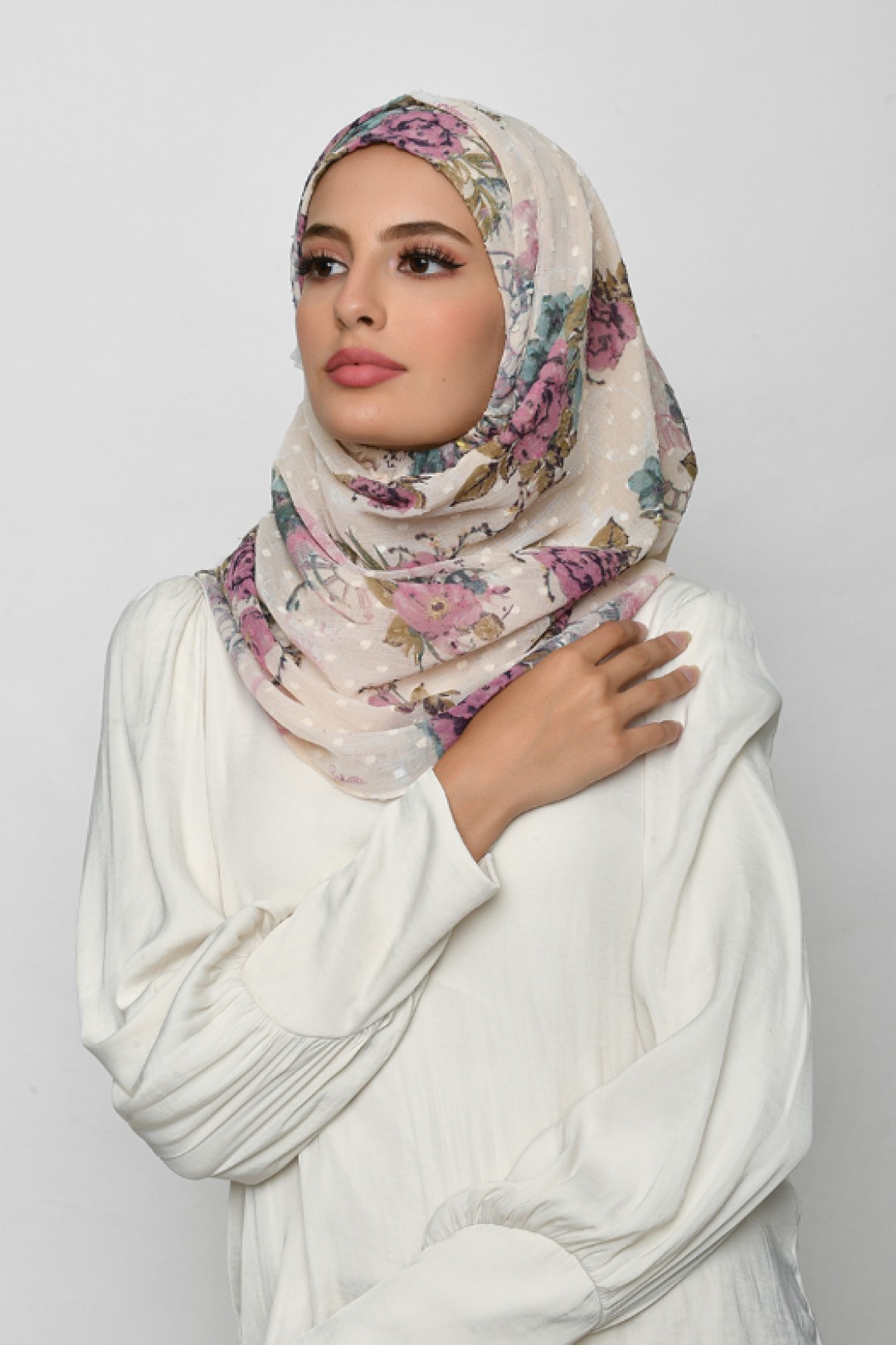 Blast From The Past - Mosaic Butti Chiffon - Face Mask