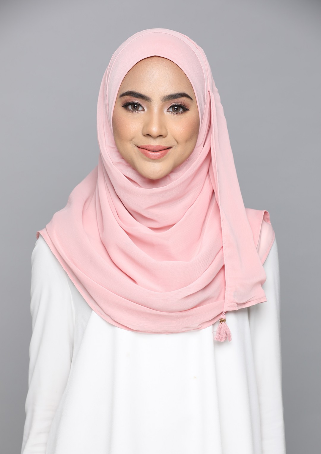 Blush - Plain Smooth Chiffon