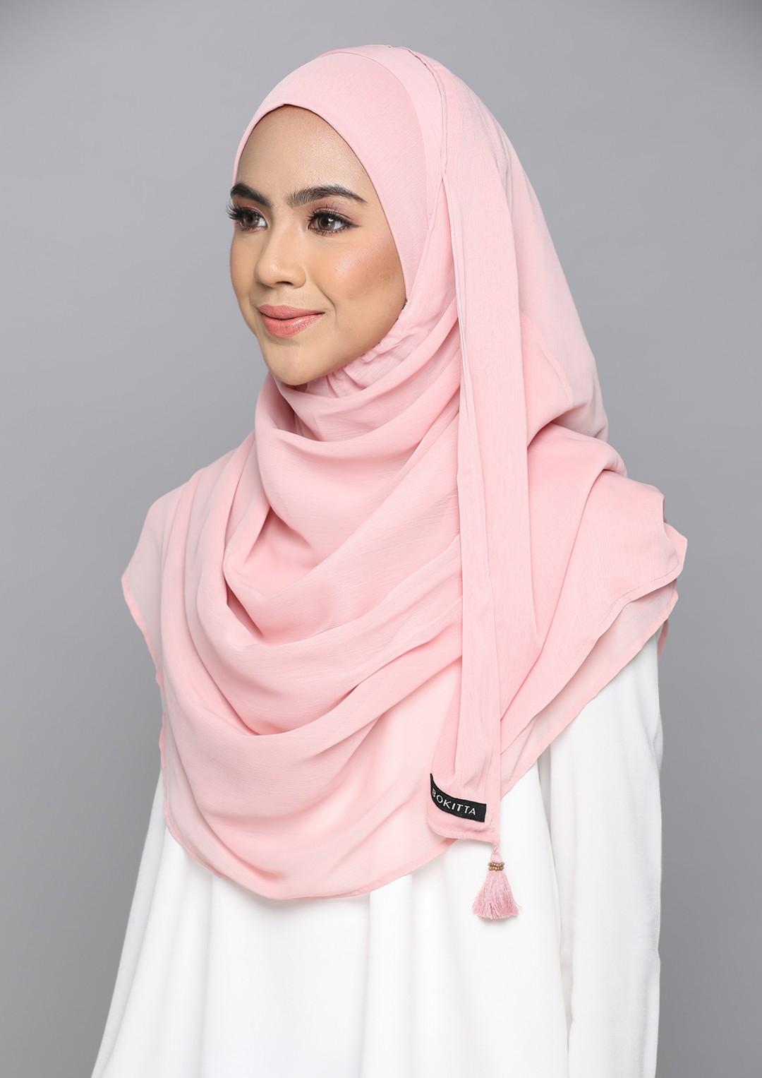 Blush - Plain Smooth Chiffon