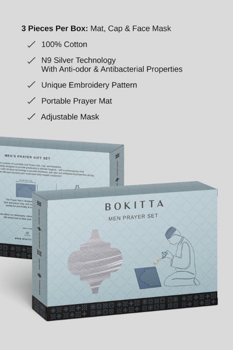 Men's Prayer Set - Madina Gray