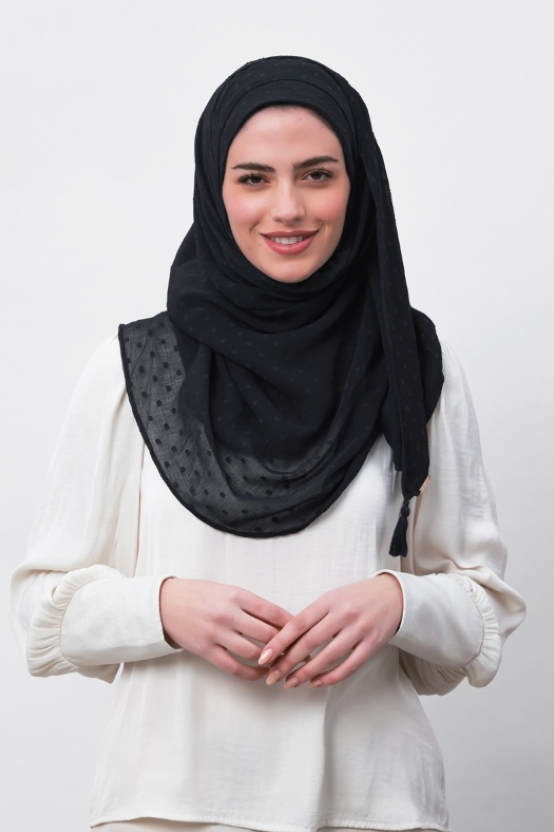 Granite - Plain Mosaic Butti Chiffon