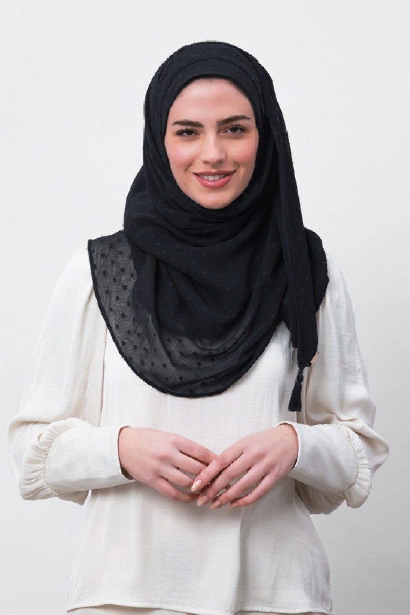 Granite - Plain Mosaic Butti Chiffon