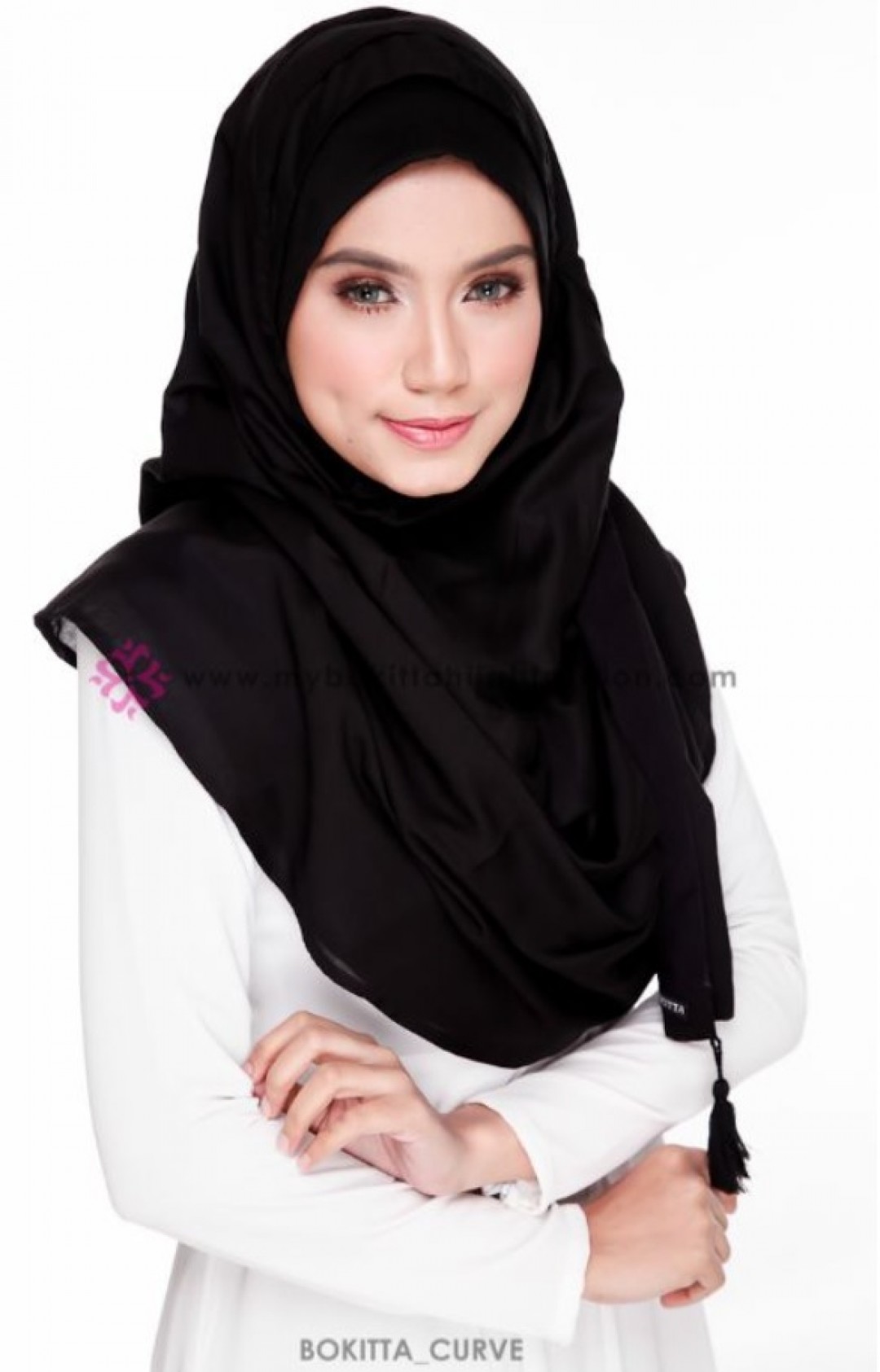 Black - Plain Chiffon