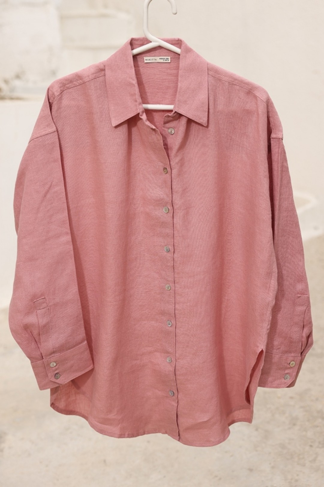 Pink - Plain Premium Linen