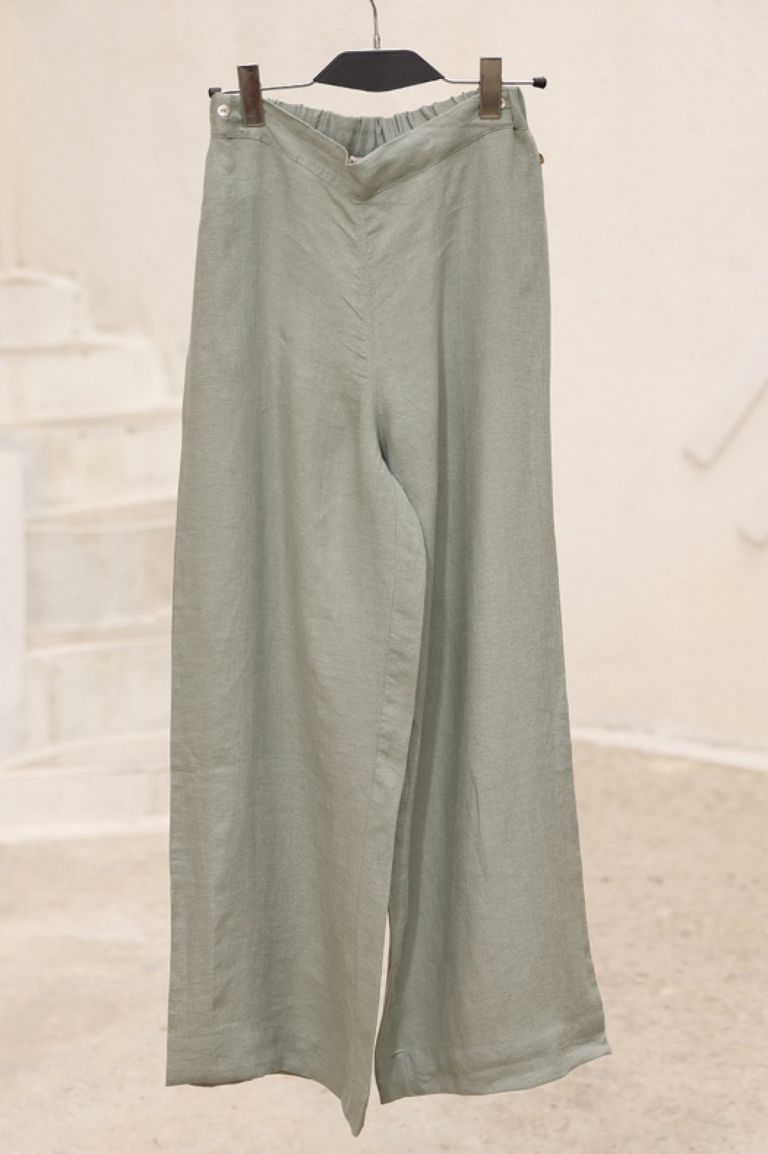 Sage - Plain Premium Linen