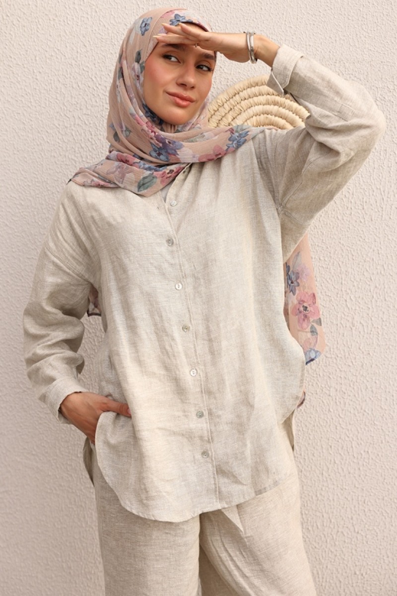 Natural - Plain Premium Linen