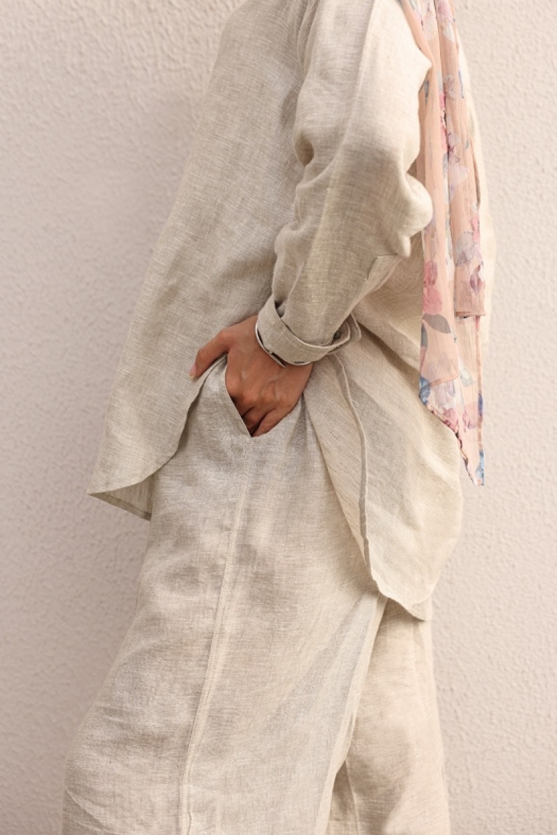 Natural - Plain Premium Linen