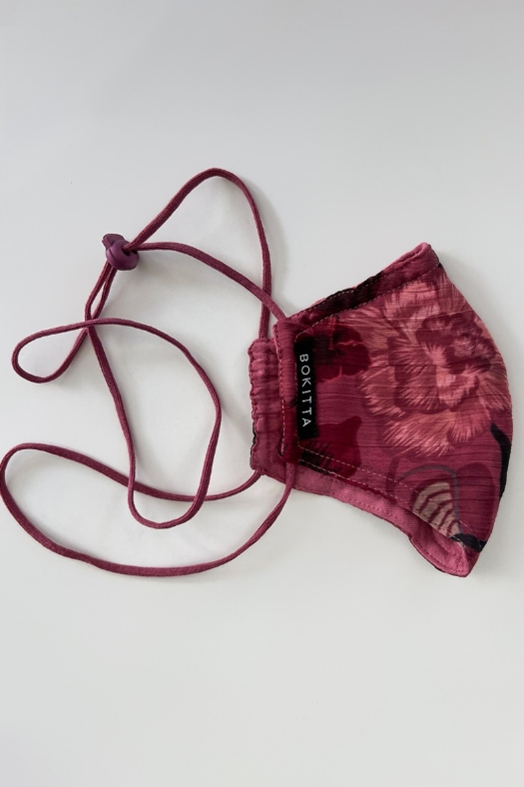 Crimson Tide - Printed Crinkled Chiffon