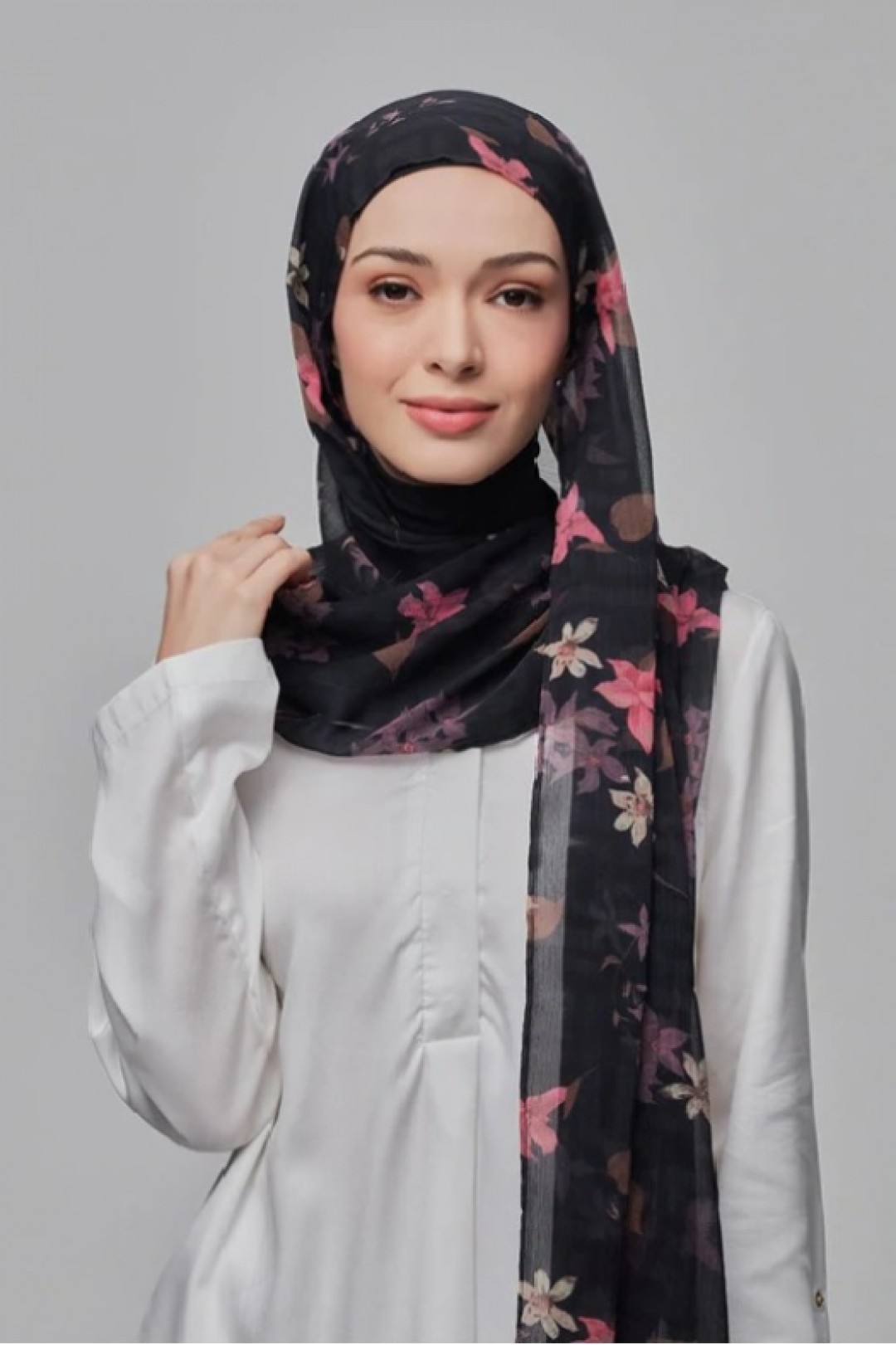 Daffodil - Printed Crinkled Chiffon