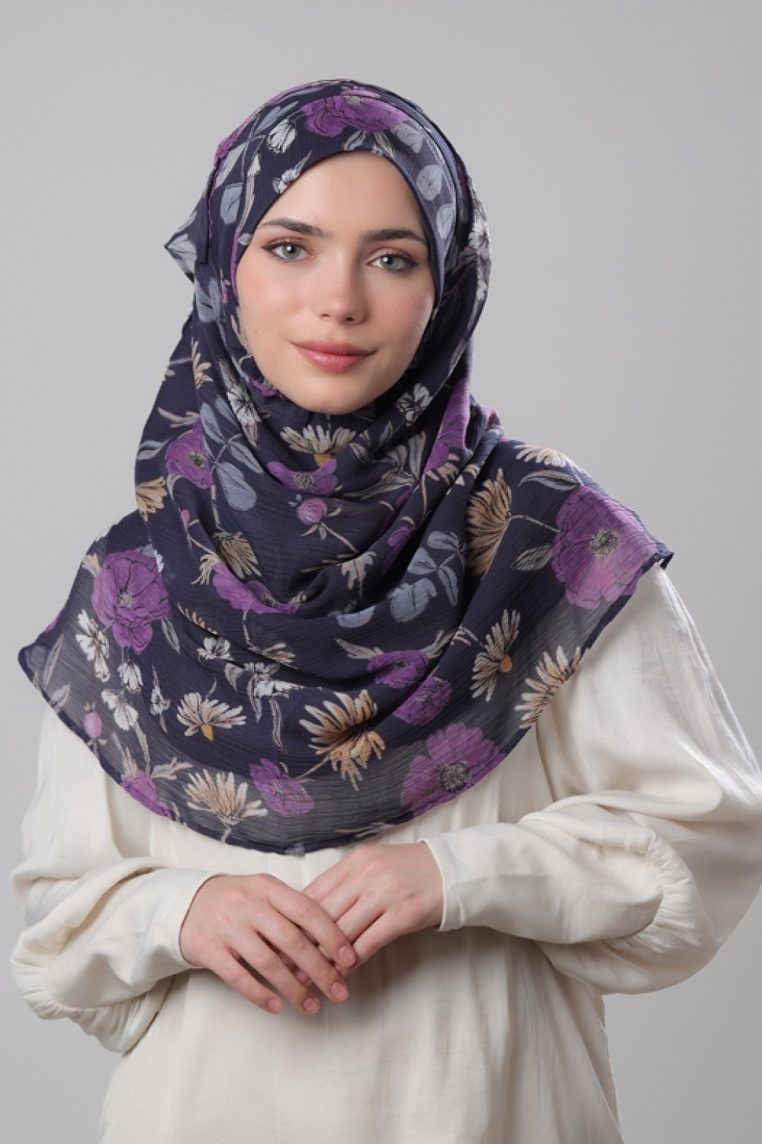 Daisypop - Printed Plus Crinkled Chiffon