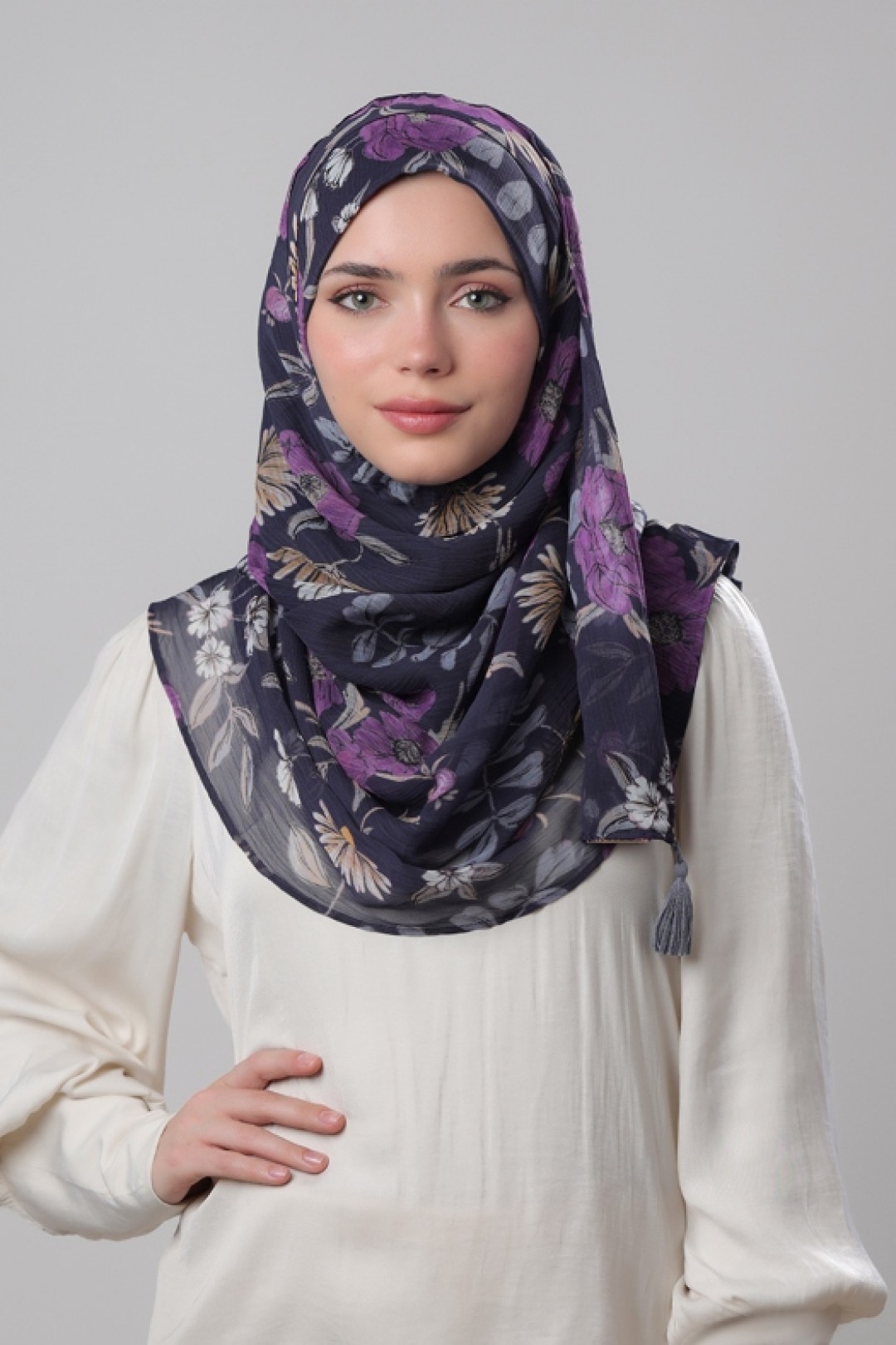 Daisypop - Printed Plus Crinkled Chiffon