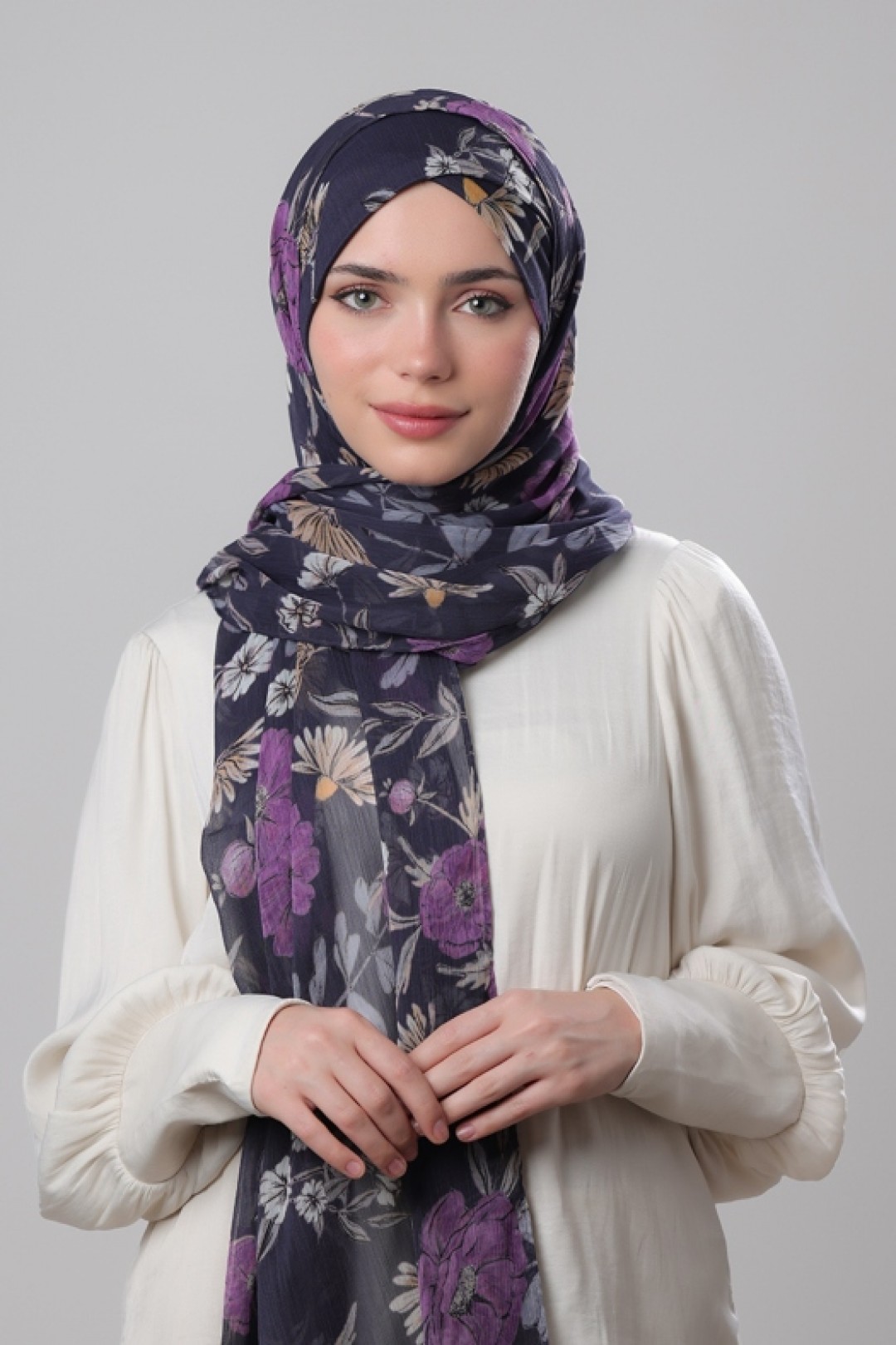 Daisypop - Printed Plus Crinkled Chiffon