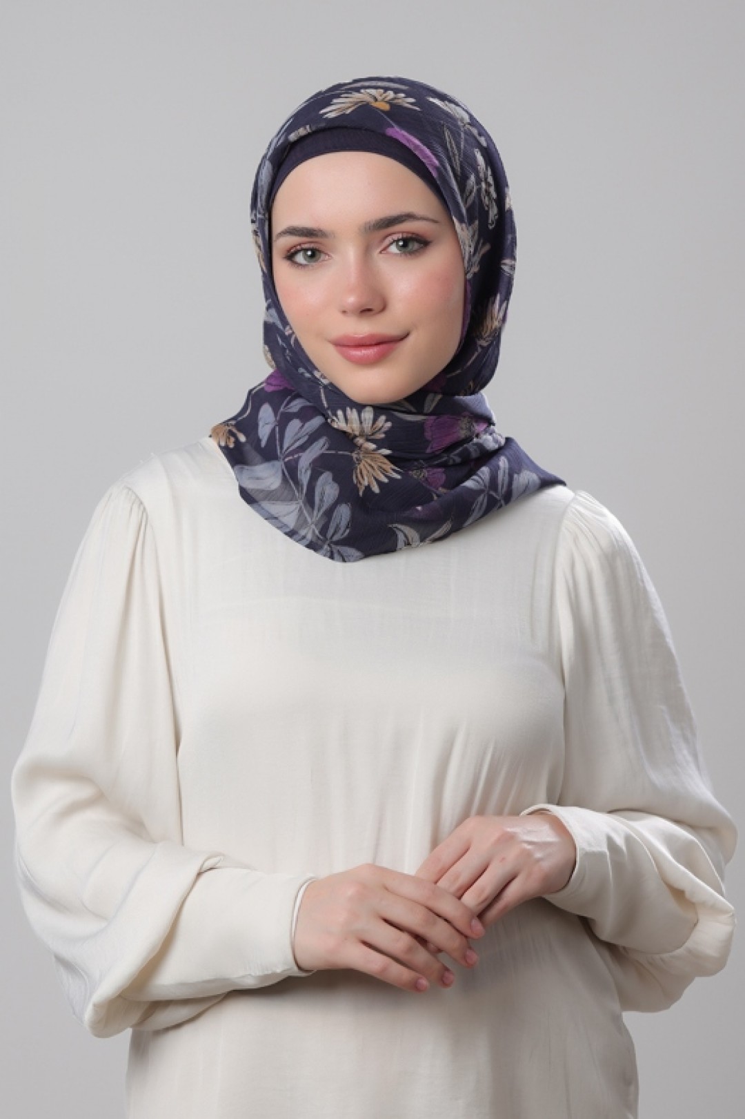 Daisypop - Printed Plus Crinkled Chiffon
