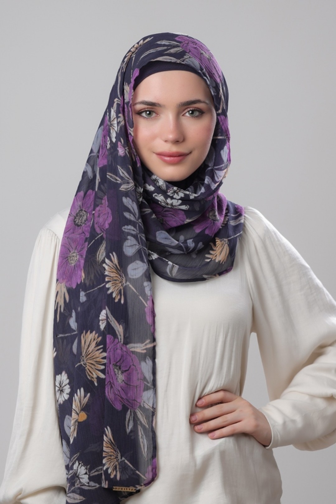Daisypop - Printed Plus Crinkled Chiffon