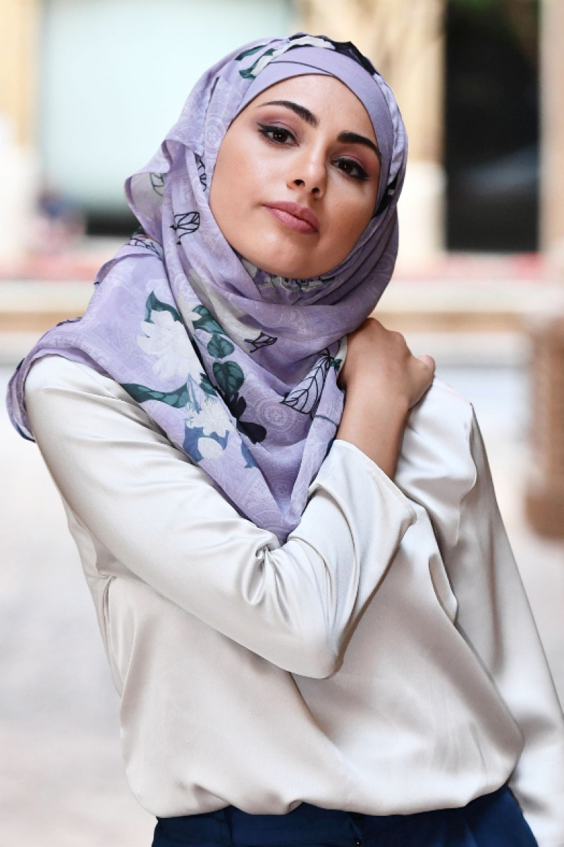 Dolce Jasmine - Printed Crinkled Chiffon