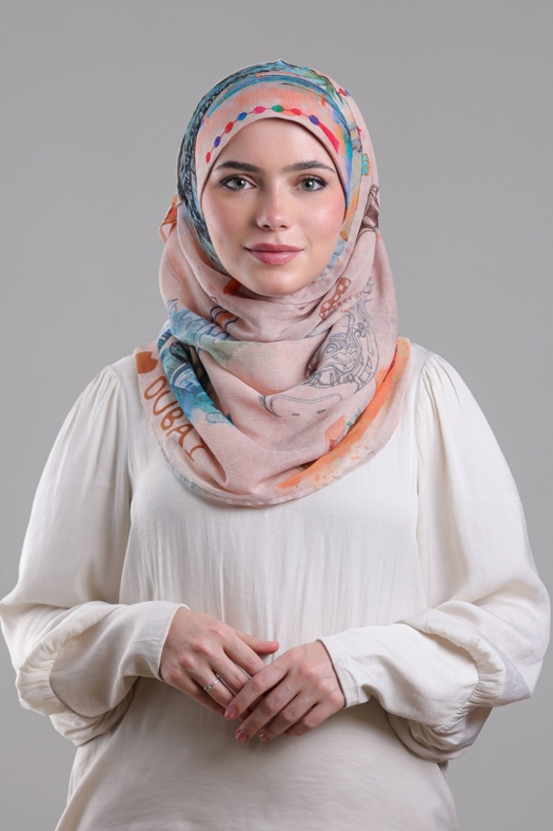 Dubai - Printed Crinkled Chiffon